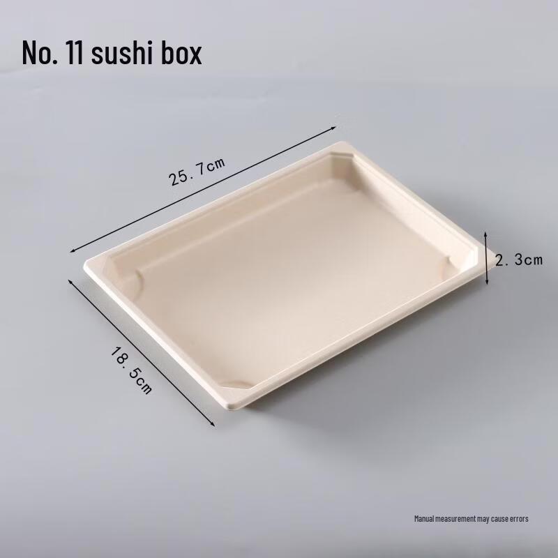 

Disposable Sugarcane Pulp Sushi Box Base