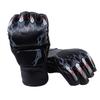 1 Pair Boxing Gloves Half Finger Kickboxing Gloves Sparring Punching Gloves for Men Women Adults