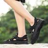 38-48 Sommer Herren Sandalen Outdoor Mesh Strand Sandalen Freizeitschuhe Sneaker Herren Leder Sandalen
