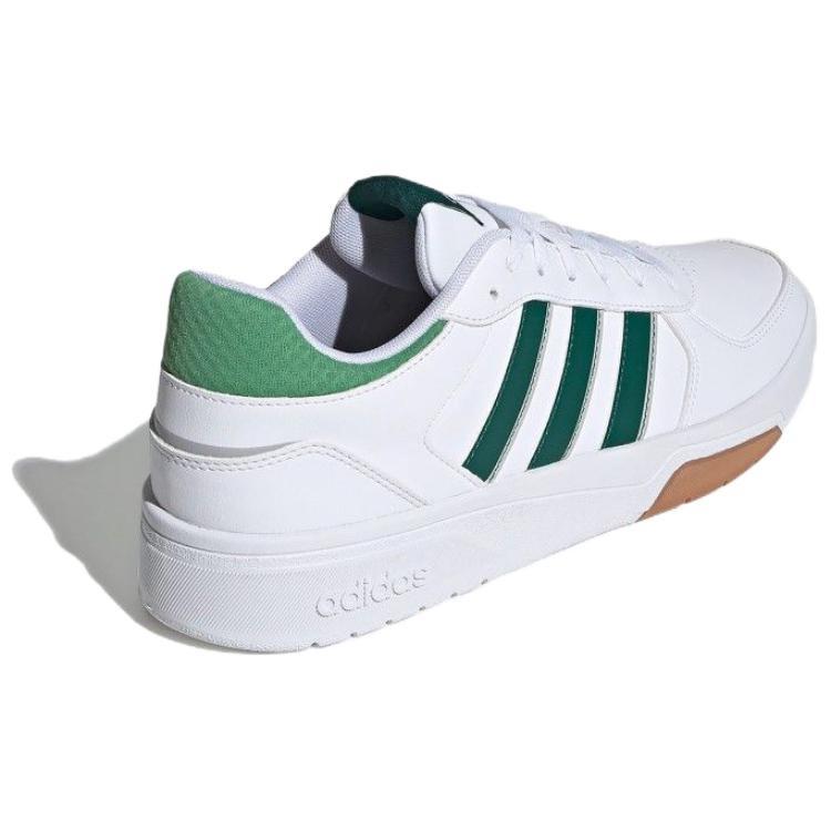 Adidas Courtbeat Beat Comfortable Low top Skateboard Shoes Men's White Green ID0502