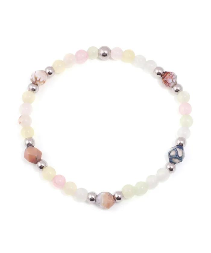 Natural Color Mix Bracelet (PLT-BR-075_YL)