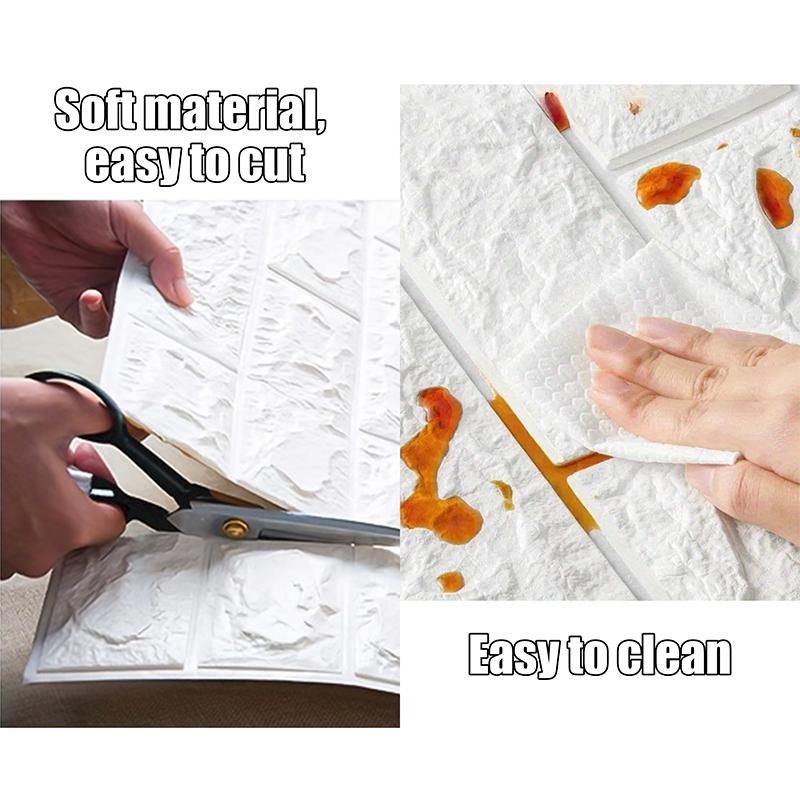 70X100cm 3D kendinden yapışkanlı antika duvar kağıdı oturma odası duvar dekorasyonu duvar çıkartmaları