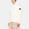 STONE ISLAND Loose Fit Solid Color Crew Neck Long Sleeve Sweatshirt Men Sweatshirt White K1S156100020S0060-V0193