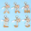Keychain Pendant fashionable butterfly and initial key chain car decoration pendant, backpack key chain decoration