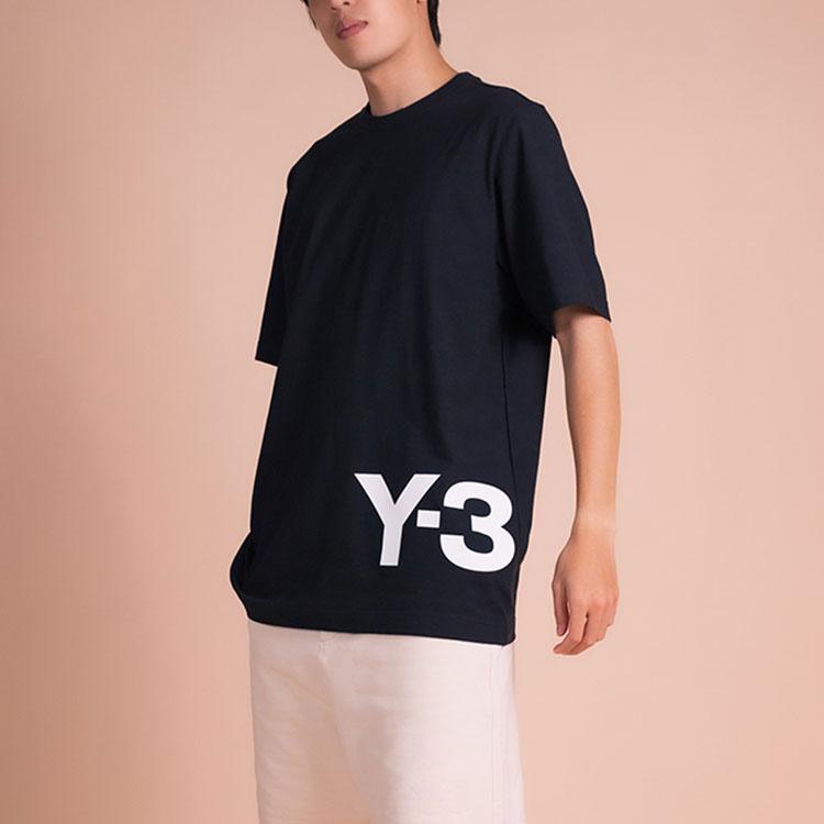 Y-3 Ch1 Large Logo Tee Black Men Tops HG6093