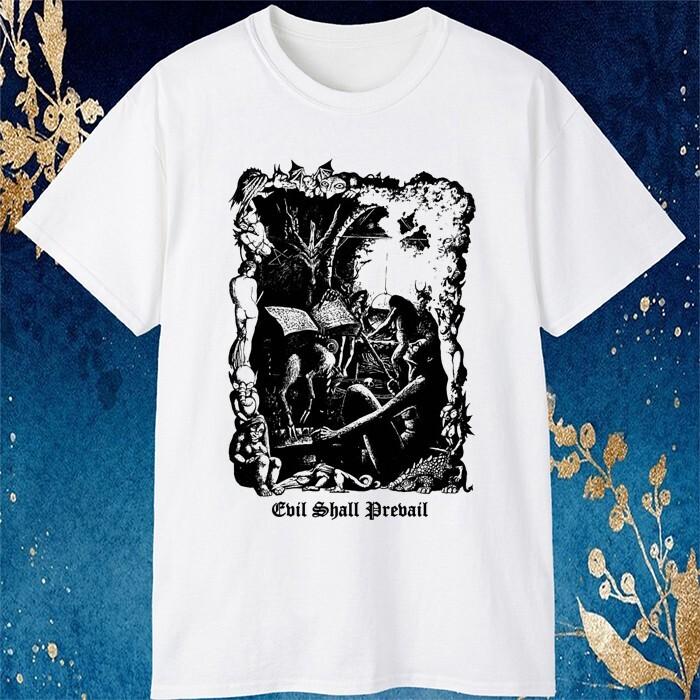 New Black Witchery Evil Shall Prevail Gift For Fans Unisex S-5XL Shirt Unisex T-Shirt S