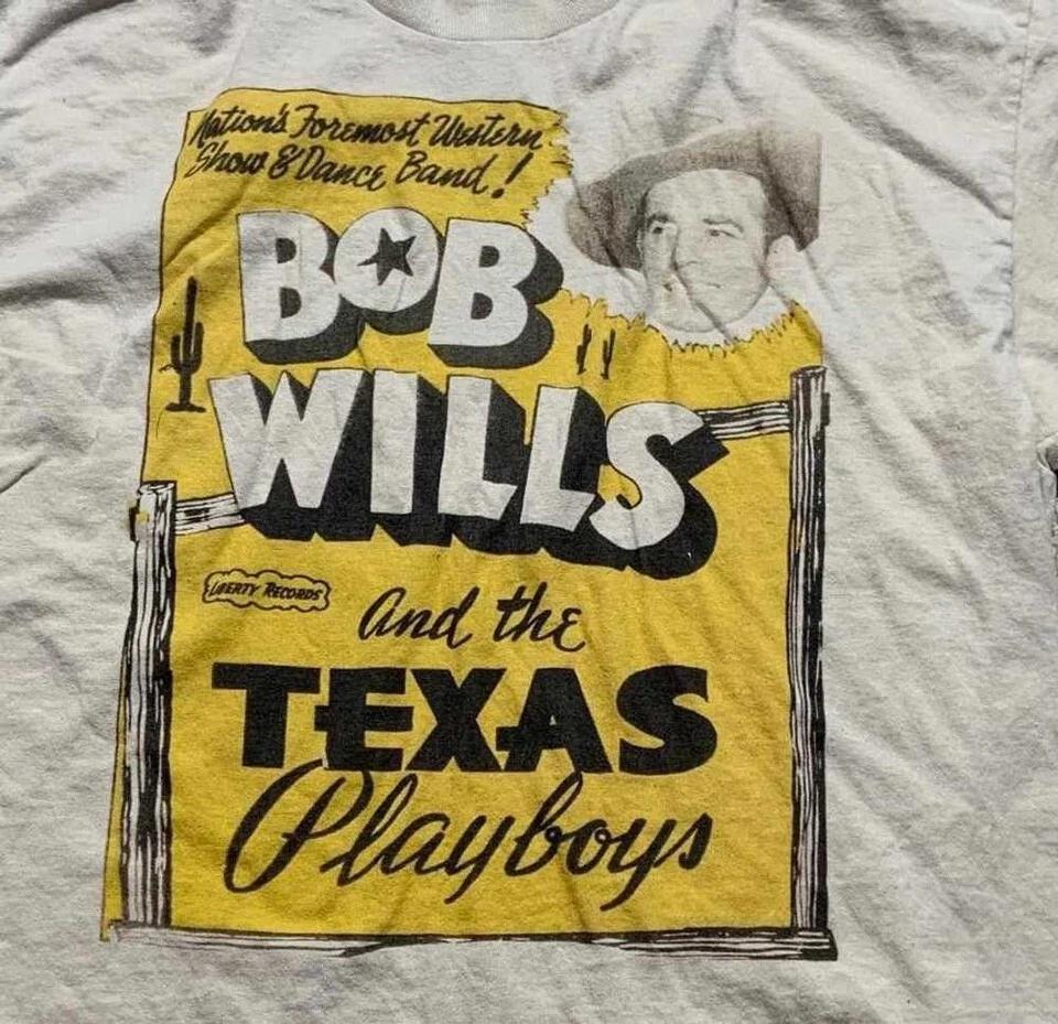 Bob Wills And The Texas Playboys Unisex Heavy Cotton T-shirt UU937 S