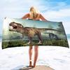 Dinosaur Beach Towel Jurassic World Animal Bath Towel Quick Dry Absorbent Soft Beach Blanket Travel Sport Spa Swim Pool Towels