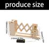 DIY Science Gismo Wooden Folding Security Gate Physics Experiment Teaching Equipments Kits STEM Toy Kids Learning Toy
