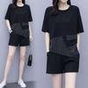 Summer Casual Two-piece Fashionable Loose Slim Shorts Western Style Suit for Women