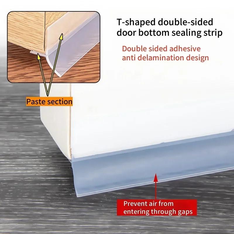 T-Shape Silicone Window Seal Strip - Dustproof & Soundproof Thermal Insulator for Doors (Gap Sealing, Durable, Easy to Install)