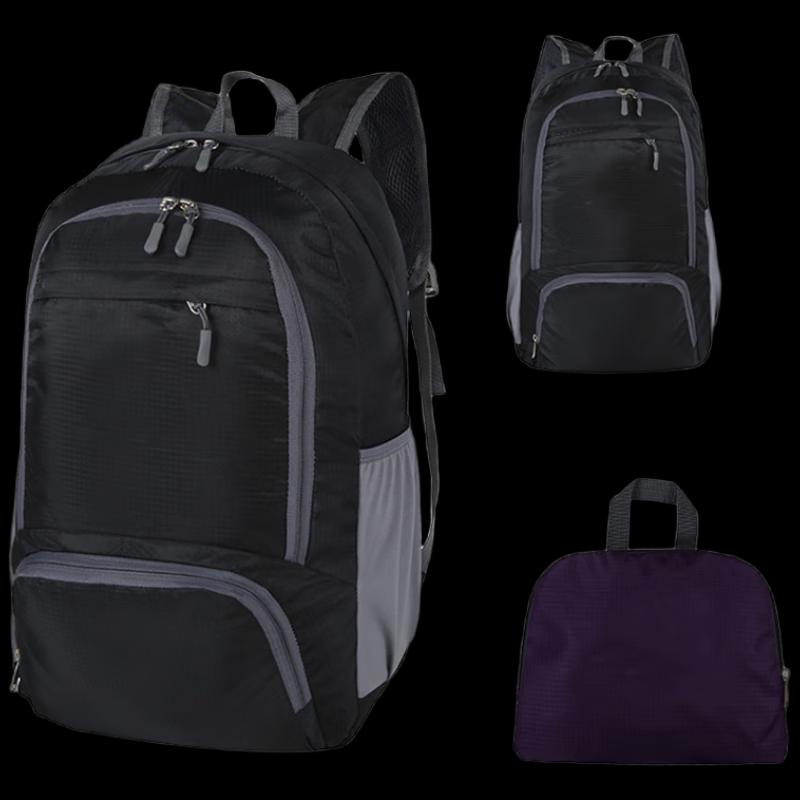 Large Capacity Waterproof Foldable Nylon Backpack 18 inch