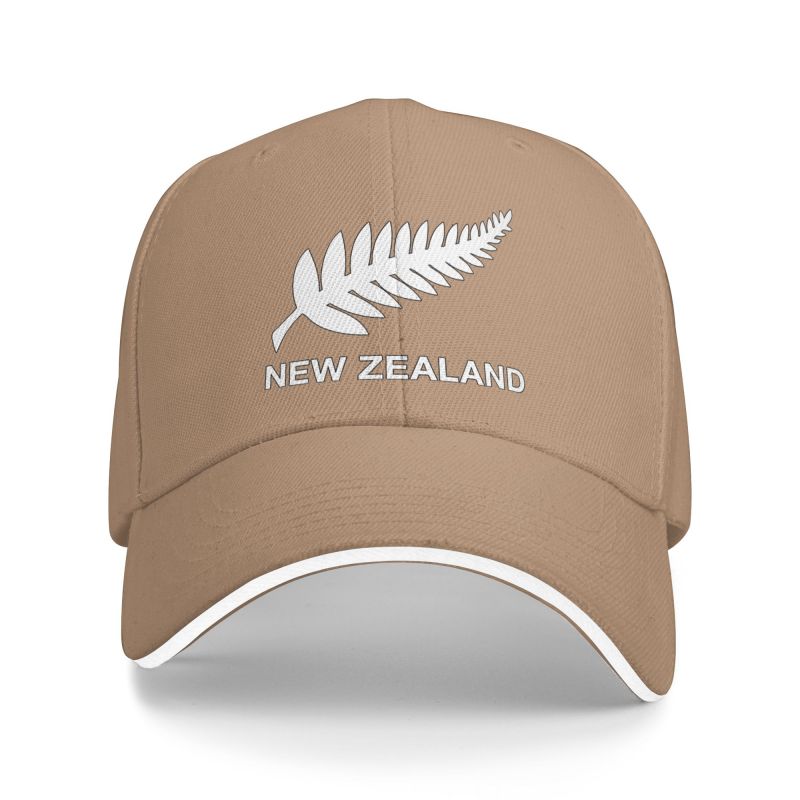 Nya Zeeland All Blacks Tryck Basebollkeps Herr Dam Hip Hop Hinkhatt Sommar Sol Pappahattar Justerbar Sandwich Snapback Kepsar