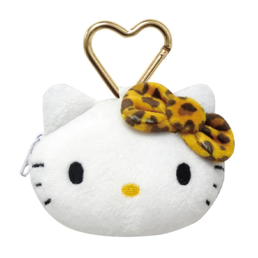 

K Company Hello Kitty Coin Purse Brown (Leopard Print) KTH-KZ-BR