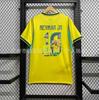 2627 Maglia da casa e da trasferta della nazionale brasiliana, Neymar N. Maglia da calcio edizione commemorativa con stampa di 10 corone