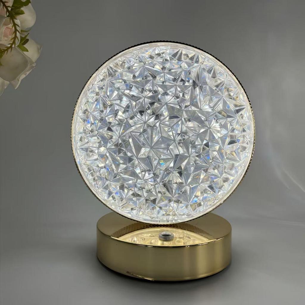 Star Moon Night Light: Touch-Activated, Three-Color, Rechargeable Atmosphere Lamp - Perfect Birthday Gift for Bedrooms
