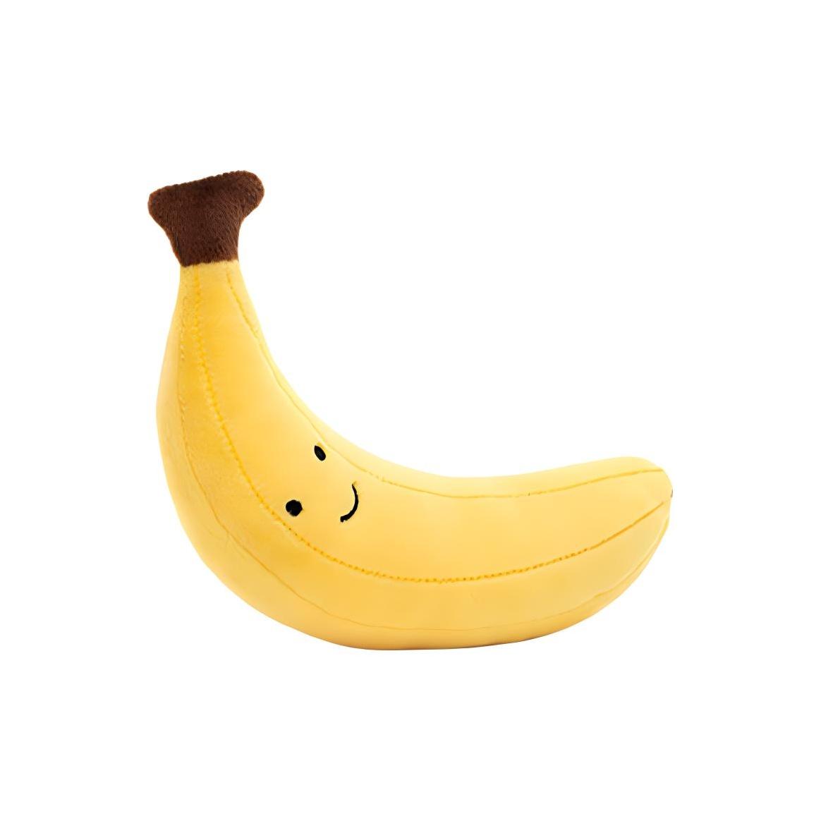 

JELLYCAT Gourmet Series Delicious Banana Yellow Fruit Doll Plush Doll 17cm Tall Box Not Included