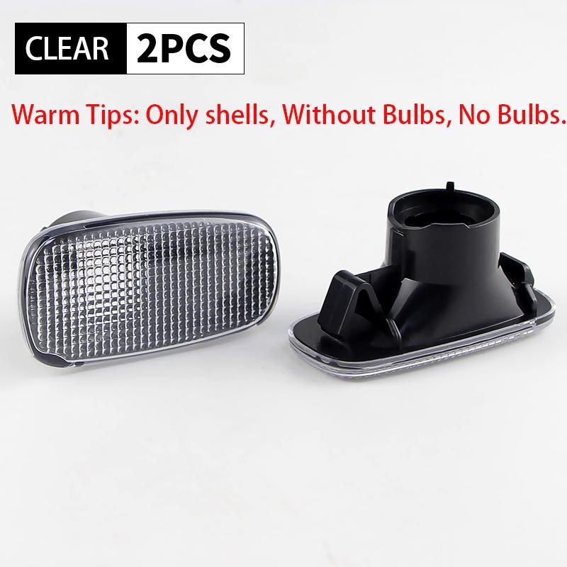 

2PC Without Bulbs Car Side Marker Light Cover Only Shells For Toyota Land Cruiser Kluger Scion RAV4 Wish Lexus IS200 IS300 LS430