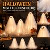 Halloween Decoration Set of 3 Tabletop with LED Lights for Party Fireplace Mantel Entryway
