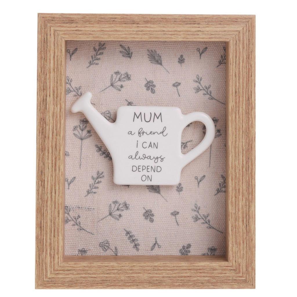 Celebrations Moments Mum A Friend Framed Plaque