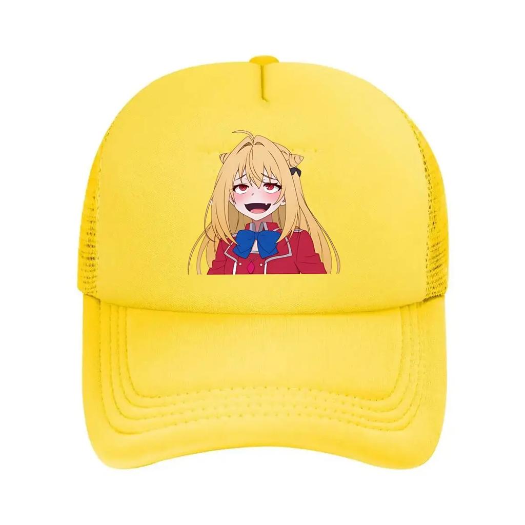 Anime Schoolgirl Manga  Inspired Cute Character Art Creation Mesh Baseball Cap