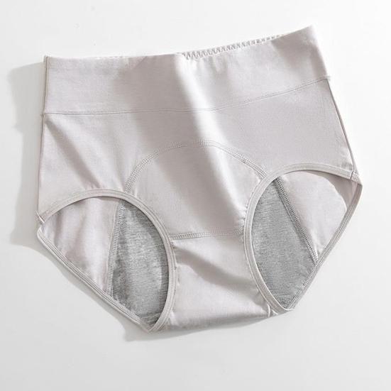 Mutandine Mestruali a Vita Alta Impermeabili in Cotone Mutandine Ciclo Flusso Abbondante Slip Post-Partum per Donna