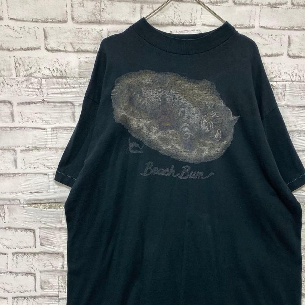 USA-made 90s Vintage T-! Single Stitch Black Vintage XL 0508 Unisex T-Shirt