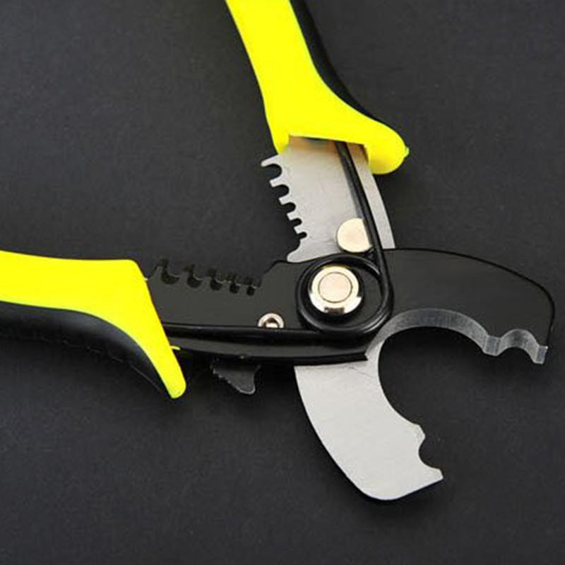 Crimping Pliers Wire Stripper Multi Functional Snap Ring Terminals Crimpper Electrician Manual Cable Stripping MultiTool
