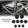 Motorcycle Frame Hole Caps Cover Plug Compatible With BMW R1200GS R 1200 GS LC Adventure ADV R1250GS R 1250 GS Adventure 2014-2023 2021 2022(Black B)