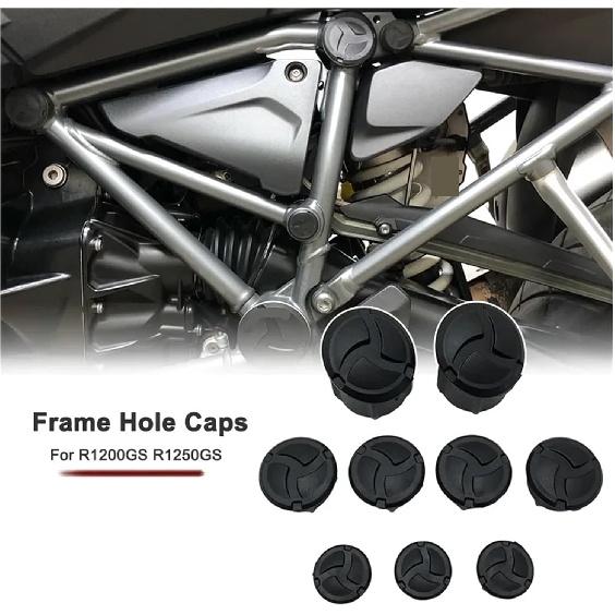 Motorcycle Frame Hole Caps Cover Plug Compatible With BMW R1200GS R 1200 GS LC Adventure ADV R1250GS R 1250 GS Adventure 2014-2023 2021 2022(Black B)