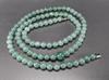 [Ishimachi] Dark Jadeite Necklace, Approx. 6mm Beads, Approx. 60cm Length, Natural Stone, Genuine Jadeite, Five Virtues Amulet