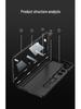 Samsung ZFold6 Magnetisches Scharnier Case: Vollständige Abdeckung, Integrierte Folie & Hartschalen-Halterung