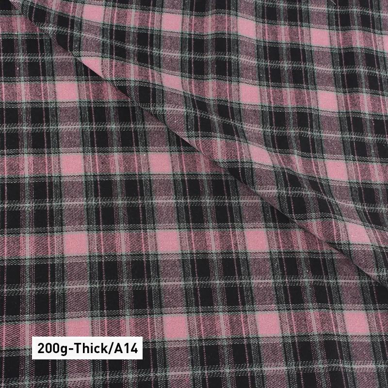 Scottish Checks Polyester Cotton Fabric Medium/Thick Classic Stylish Fabric for Sewing Clothes Skirts Dresses Tartan Designer