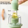 2 in 1 Oil Dispenser Bottle 180ML Barbecue Spray Bottle Easy To Clean Measuring Oil Bottle  Baking