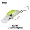 Kingdom Mikro Crank Minnow Rybářská Návnada 1.5g/25mm 3.2g/32mm Plovoucí Tvrdá Návnada ABS Rybářské Potřeby Umělé Tvrdé Návnady Crankbaity Potřeby Wobblery