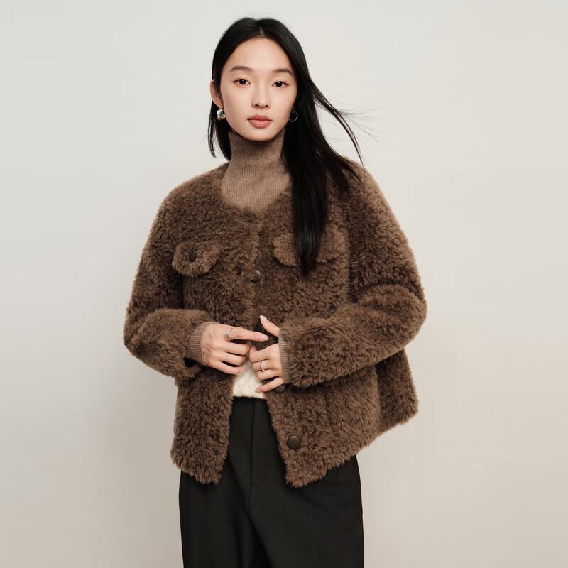 

Elva s Island Women s Retro High-End Wool Blend Short Jacket M