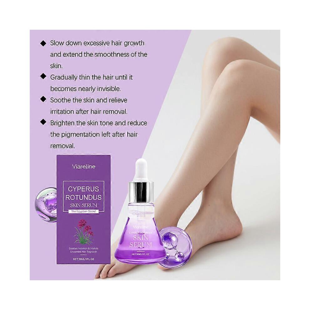 Cyperus Rotundus Oil for Hair Removal, Reduce Hair Ingrowth, Natural Moisturizing Soothing Body Oil, Suitable for All Ski