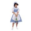 Peasant Girl Dress Women With Polyester Fabric For Cosplay And Stage Performances