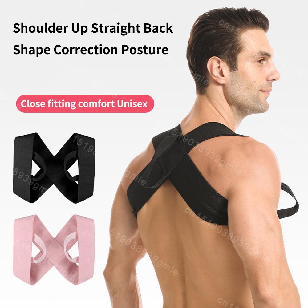 Open Back Beltfitness Bench Press Shoulder Training Beltassistive Beltpush Up Chest Straight Back Corrective Belt Anti Hunchback