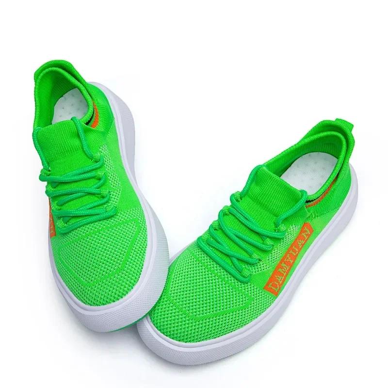 

мода Fujeak Чоловічі Розкішні Кросівки Спортивне Взуття Взуття для Бігу Повсякденне Взуття Мода Дихаюча Сітка для Ходьби Плоскі Чоловічі Спортивні Кросівки 46 зелений