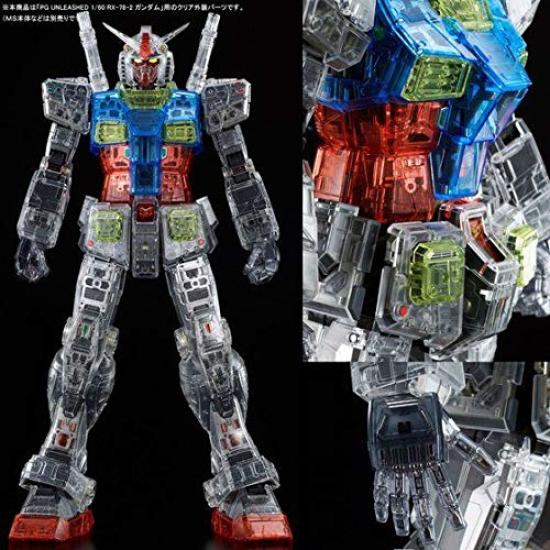 Bandai Spirits PG UNLEASHED Gundam Clear Color Body 1/60 RX-78-2