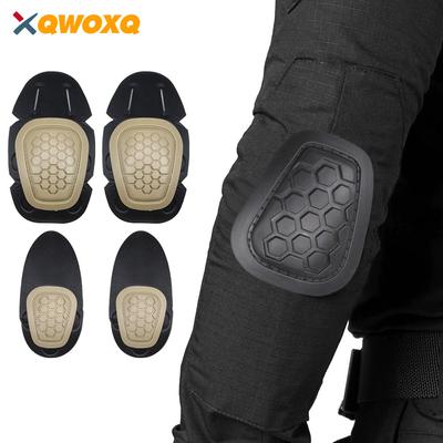4 Stück/Set Militärische Taktische Knieschoner Ellenbogenschoner Knie Ellenbogen Schutzpolster Kampf Paintball Skateboard Outdoor Sport Sicherheitsmerkmale Schützer