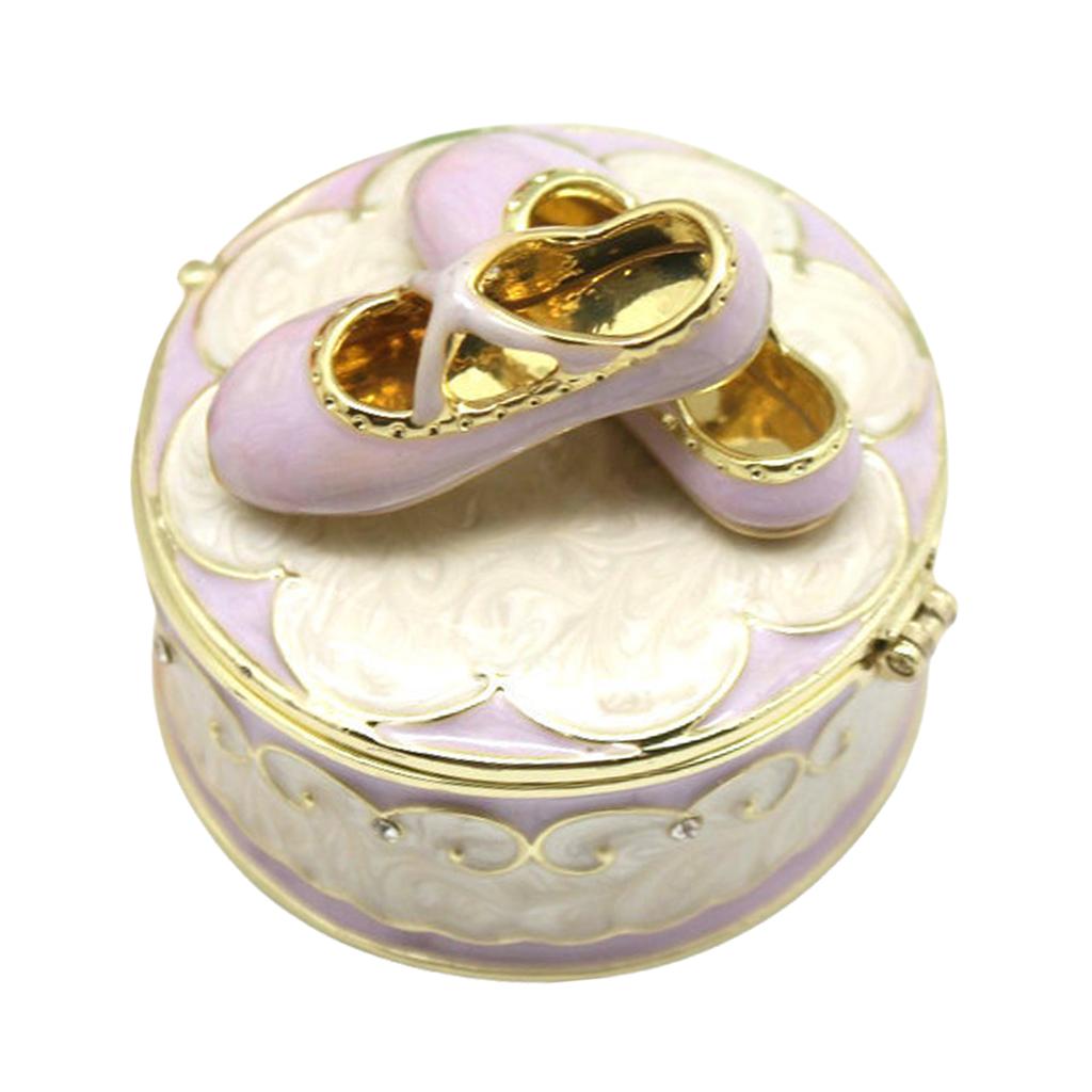 Stylish Ballerina Shoe Jewelry Holder Multifunctional Ballet Slipper Trinket Box Delicate Jewelry Protection Container