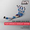 60mm Motorcycle Exhaust Header Link Pipe For S1000RR 10-18 S1000R 15-18 Motorcycle Muffler Escape Mid Pipe