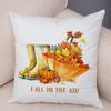 Happy Harvest Season Pillowcase Double Print Fall In The Air Cushion Cover Soft Plush I Love Autumn Pillowcase for Sofa Home Car