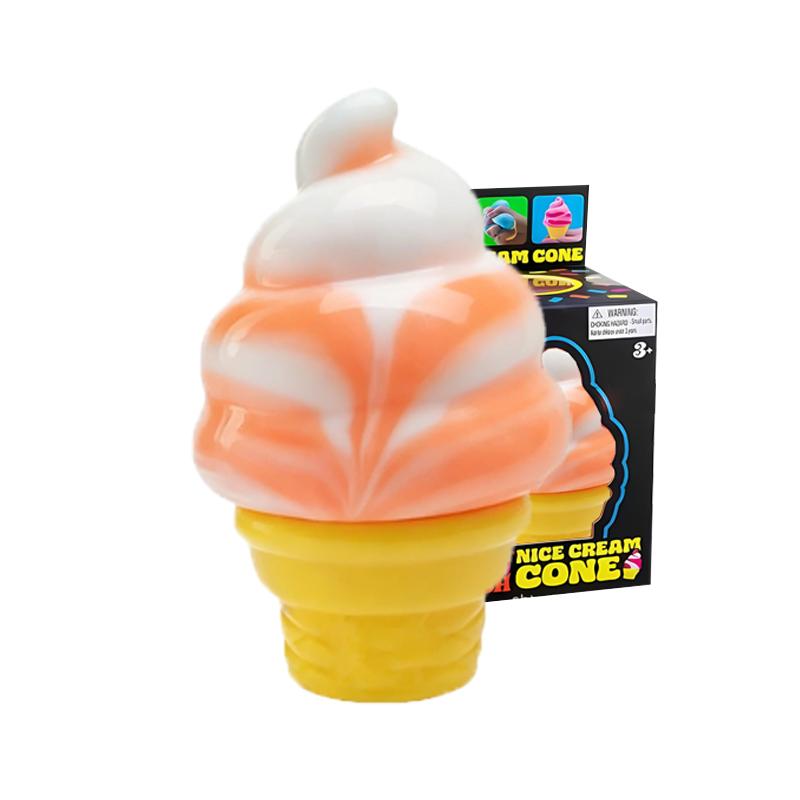Needoh Schylling Sensory Squeeze Toy Ice Cream Color Squishy Stress Relief Fidget Toys Children Adults Collectable Festivalgifts