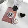 Magnetic Camellia Mobile Phone Airbag Bracket Electroplating Metal Love Pearl Advanced Sense Desktop Watching Drama Chasing Bracket