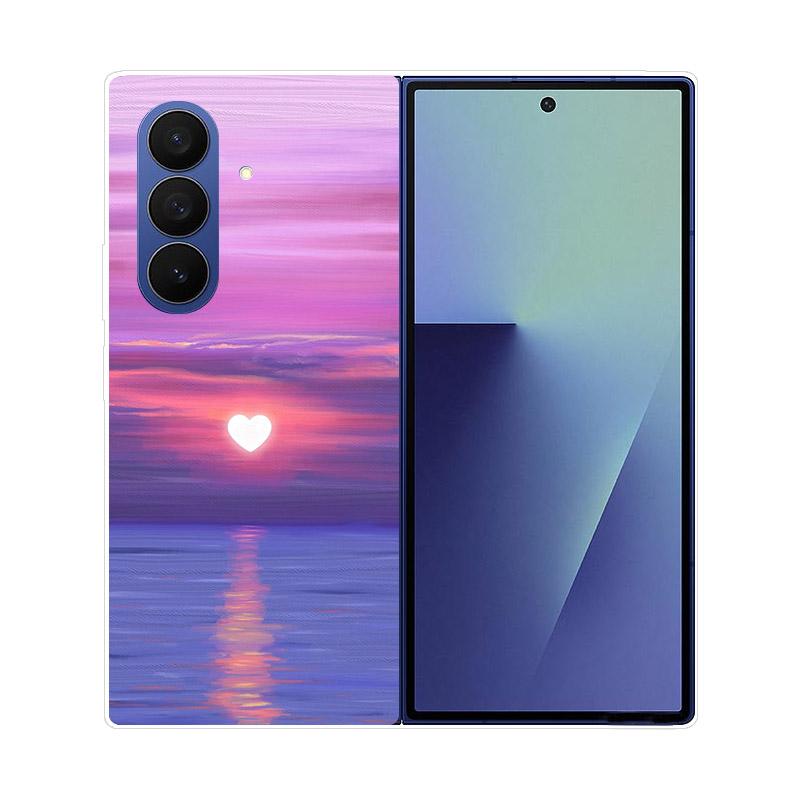 For Samsung Galaxy Z Fold 7 5G Phone Case Cover Transparent Back Protective Shell Coque For Samsung Z Fold7 Clear Hard PC Fundas