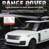 1:24 Scale Range Rover Defender Car Model Toy Alloy Diecast Rubber Tires Off-road Vehicles Models Toys Collectible Ornaments