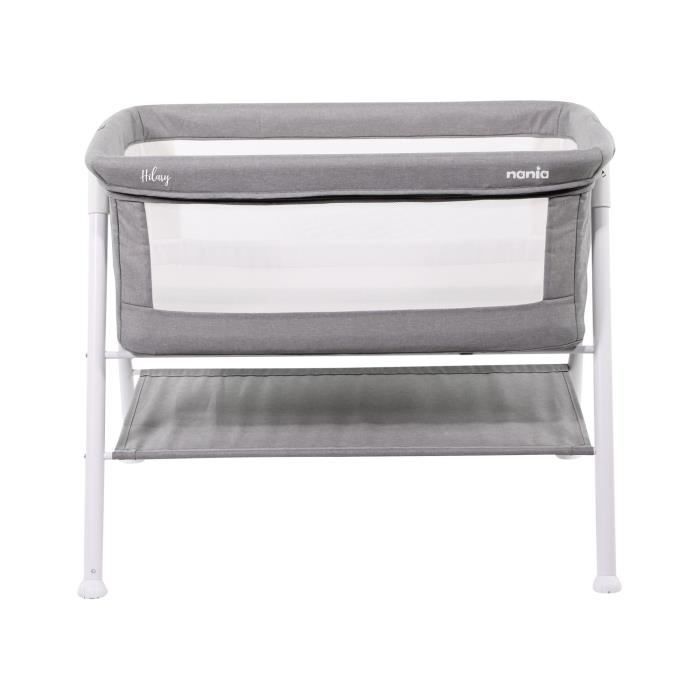 NANIA HILLARY Baby Cradle - From Birth - 9 Kg Max - 3cm Thick Mattress Included - Storage Space Under the Cradle